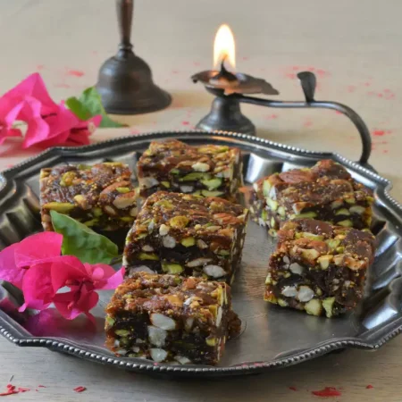 প্রিমিয়াম খেজুর বাদাম লাড্ডু / বরফি | Khejur Badam Laddo | Dry Fruits Barfi