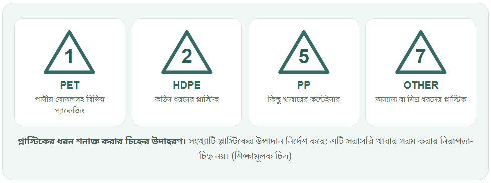 কাচের বয়াম না প্লাস্টিকের কন্টেইনার - কোন খাবারে কী ব্যবহার করবেন? 8 প্লাস্টিকের ধরন শনাক্ত করার চিহ্নের উদাহরণ